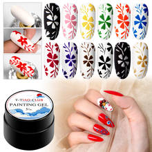 Разноцветный Гель-лак для дизайна ногтей T-TIAO CLUB 5 мл УФ-Гель-лак для маникюра «сделай сам» французский лак для дизайна ногтей удаляемый замачиванием дизайн ногтей 2024 - купить недорого
