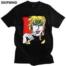 Cool Dio Brando Jojos Bizarre Adventure Tshirt Short Sleeve Cotton Joestar Anime T-shirt Kujo Blood Otaku Crusaders Tee Shirt 2024 - buy cheap