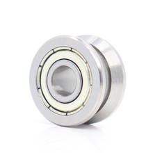 LV20/7 ZZ bearing wheel 1PC 7*22*11mm LV series V groove pulley Traces walking guide rail bearings roller LV20-7ZZ 2024 - buy cheap