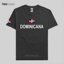 Мужская футболка с изображением Доминиканской Республики, модная футболка, хлопковая Футболка этической команды, одежда для спортзала, футболки, страна Доминика 2024 - купить недорого