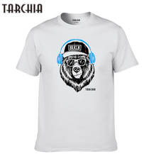 TARCHIA 2021 новая мужская футболка Brkln с коротким рукавом и круглым вырезом хлопковая футболка Летняя стильная модная мужская футболка студенческие Топы в стиле хип-хоп 2024 - купить недорого