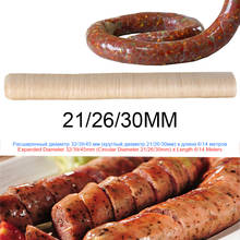 Sausage Packaging Tools Length 14m Diameter 26mm or 30mm Sausage Tube Casing for Sausage Maker Hot Dog Cooking Tools Casings 2024 - buy cheap