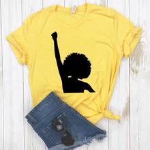 black power feminist Print Women tshirt Cotton Hipster Funny t-shirt Gift Lady Yong Girl Top Tee Drop Ship ZY-385 2024 - buy cheap