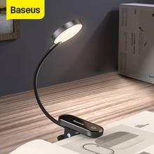 Baseus USB Light Mini LED Reading Table Lamp Rechargeable Eye protection Dimmable Bedside Lamp Bedroom Night Lights For Home 2024 - buy cheap