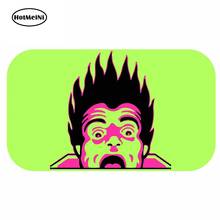 HotMeiNi 13cm x 7.6cm for Person with Vertical Hair and Mouth Open RV Cartoon Decoration Car Stickers Bumper Surfboard Decal 2024 - buy cheap