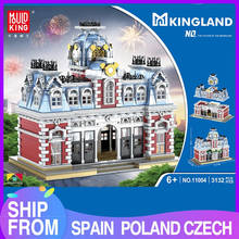 MOULD KING Streetview Building Blocks The Station of The Creamland Model Sets Assembly Bricks Kid Educational Toy Birthday Gifts 2024 - buy cheap