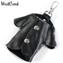 WESTCREEK personalidad forma de cuero de hebilla pequeña cartera clave funda, soporte barato Clip clave organización almacenamiento bolsa 2024 - compra barato