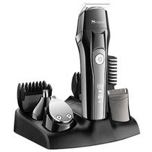 5in1 grooming kit hair trimmer electric for men body beard hair clipper nose ear trimer stubble hair cutting machine 100-240v 2024 - buy cheap
