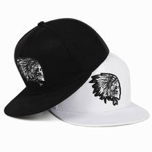 Embroidery Skull baseball caps hats hip hop snapbacks flat brim bones gorra sports snapback caps for men women unisex 2024 - buy cheap