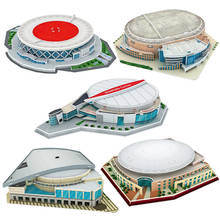 World Famous Building Model 3D Three-dimensional Jigsaw Paper Puzzle Basketball Hall Building Model Diy Assembled Toy P254 2024 - buy cheap