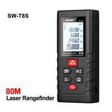 Sndway-medidor de distância com laser para 100/80/60/40m, régua digital, ferramenta de teste, sndway 2024 - compre barato