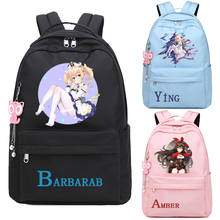 Game Genshin Impact Venti Paimon Klee Keqing Backpack High Capacity Fashion Student Schoolbag Knapsack Cosplay Travel bag Gift 2024 - buy cheap