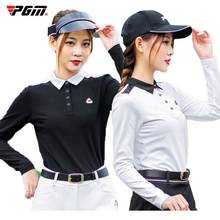 PGM-ropa deportiva de Golf para mujer, camisas de manga larga transpirables, camiseta ajustada, ropa informal 2024 - compra barato