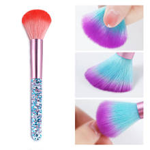 1pcs Nail Cleaning Brush Soft Nail Art Dust Brush Manicure Tool Pedicure Acrylic UV Gel Powder Removal Beauty Cosmetic Brush 2024 - buy cheap