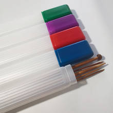 Plastic Long Knitting Needles Organizer Storage Tube Sweater Bamboo Steel Needles Holder Storage Case Needlework Tools 2024 - buy cheap