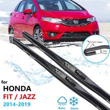 Car Wiper Blades for Honda Fit Jazz 2014~2019 Front Window Windscreen Windshield Wipers Car Accessories GK5 2016 2017 2018 2024 - buy cheap