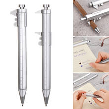 1PC Multifunctional Vernier Calipers Pen 0.5mm Blue Black Gel Ink Pen Roller Ballpoint Pen Stationery School Office Supply Gift 2024 - buy cheap