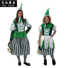 Womens Teens St. Patricks Day Ireland Irish Leprechaun Elf Costume Green Spirit Halloween Mardi Gras Fancy Party Dress 2024 - buy cheap