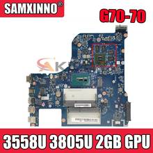 Akemy AILG NM-A331 For Lenovo G70-70 G70-80 Z70-70 Z70-80 B70-70 B70-80 Notebook Motherboard W/ 3558U 3805U + 2GB GPU 2024 - buy cheap