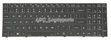 Teclado americano e inglês qverty, com luz de fundo, estilo cristal, preto, para clevo PC50DN2-D pc51 dn2 tabletes pc50df1 2024 - compre barato