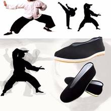 Pano de algodão kung fu tradicional masculino, calçado casual de pequim tai-chi unissex para treinamento de arte com chun karatê 2024 - compre barato