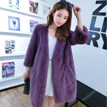 Herstory Elegant shaggy women faux fur coat streetwear Autumn winter warm plush teddy coat Female plus size overcoat 2024 - buy cheap