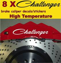 For 8 X Challenger Dodge Brake Caliper Decals Stickers Graphics Vinyl Emblem Logo Car Styling 2024 - buy cheap
