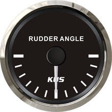 1pc Marine Rudder Angle Instrument White Rudder Angle Gauges 52mm for Boat with Rudder Angle Sensor Black 2024 - buy cheap