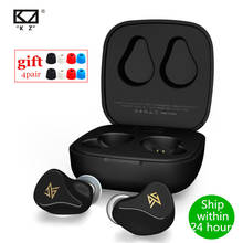 Новые KZ Z1 TWS Bluetooth 5,0 наушники истинные беспроводные наушники 1DD динамические наушники с сенсорным управлением шумоподавление Спортивная гарнитура 2024 - купить недорого