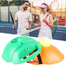Набор оборудования для тренировок по теннису, веревочный мяч, веревочный тренажер для тенниса, подвижный тренажер для тенниса, тренажер для начинающих, Sparring Machine Dampener 2024 - купить недорого
