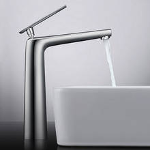 Basin Faucets Chrome Brass Basin Mixer Crane Bathroom Faucets Hot and Cold Water Mixer Taps Contemporary Mixer Tap torneira 2024 - buy cheap