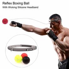 Bola de reflejo de boxeo de velocidad, banda para la cabeza, entrenamiento de velocidad, equipo de ejercicio, pelota de Muay Tai MMA 2024 - compra barato
