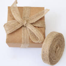 5m Natural Hemp Rope Ribbon Line Trim Tape Roll Burlap Line Tape Roll Ribbon Vintage Rustic Wedding Party Decoration Supplies 2024 - buy cheap