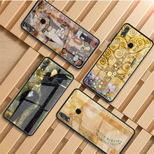 Gustav Klimt Tempered Glass Phone Case For Huawei P20 P30 P40 P40 Lite Pro Psmart Mate 20 30 Cover Shell 2024 - buy cheap