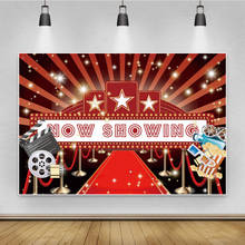 Laeacco Red Carpet Stage Photography Backdrop Polka Dots Star Baby Shower Party Photozone Photographic Background Photo Studio 2024 - buy cheap