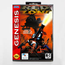 Red Zone with Retail Box 16bit MD Game Card For Sega Mega Drive/ Genesis 2024 - buy cheap