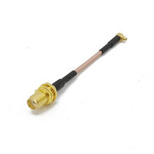 1 шт. 15 см высокочастотный RG316D кабель Pigtail SMA Female to MMCX Male Прямоугольный разъем MMCX Plug to SMA Jack adapter 2024 - купить недорого