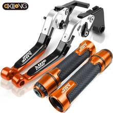 For 990 SMR 2009 2010 2011 2012 2013 Motorcycle Accessories Extendable Brake Clutch Levers and Handlebar Hand Grips ends 990SMR 2024 - buy cheap