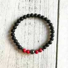 Drop Shipping 4 color Can Choose 6MM Matte Black Onyx Bracelet Black Beads Yoga Bracelets Healing Energy Jewelry 2024 - buy cheap