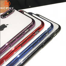 Plating Clear Soft Silicon Phone Case For iPhone 6 s 6S 7 7S iPhone 8 Plus X 11 12 Mini Pro XR XS 12Pro Max 5 5S SE 2020 Cover 2024 - buy cheap