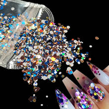 1Bag Ultrathin Sequins Nail Art Glitter Mini Paillette Colorful Round 3d Nail Decorations Mixed Size Manicure Accessories 2024 - buy cheap