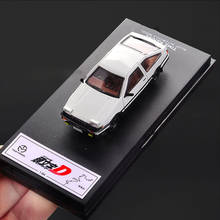 Coche de simulación de aleación modelo Toyota Ae86 a escala 1:64 para adultos, regalo de decoración, juguetes para niños 2024 - compra barato