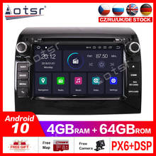 Автомагнитола 2DIN с gps-навигацией, Android 10, стереоприемник для FIAT DUCATO, CITROEN Jumper, для PEUGEOT Boxer 2011-2015, бесплатная карта 2024 - купить недорого