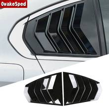 Black Rear Window Triangle Bowl Cover Frame Trim For BMW 3 Series G20 2018-2020 ABS Car Styling Exterior Accessories 2024 - buy cheap