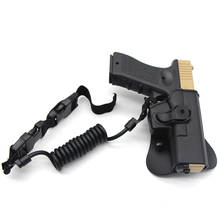 Страйкбол Тактический IMI тип кобура пистолет для Glock 19 17 23 Военный Пистолет Ремень Боевая кобура маг сумка Аксессуары для стрельбы снаряжение 2024 - купить недорого