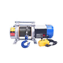 220V 1T 30/60M Multifunctional aluminum shell hoist household crane mini electric hoist winch 2024 - buy cheap