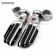 32MM Motorcycle Highway Pegs Engine Guard Footpeg Footrest Mount Clamp For Harley Touring Road King Street Glide Dyna Softail 2024 - buy cheap