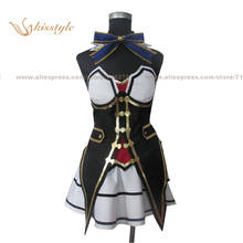 Fantasia de cosplay hiperdimensão do anime, vestido preto, coração, aceito personalizado 2024 - compre barato