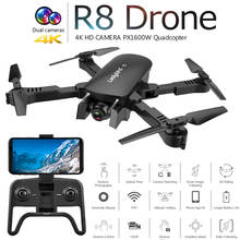 R8 1808 Drone with Dual Camera 1080P 4K PX1600W HD WiFi FPV Optical Flow Automatic Beauty RC Quadcopter Helicopter XS816 SG106 2024 - buy cheap