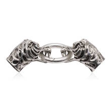 The alloy antique animal tiger head bracelet connector is used to make the bracelet. The internal size is 10mm 2024 - buy cheap